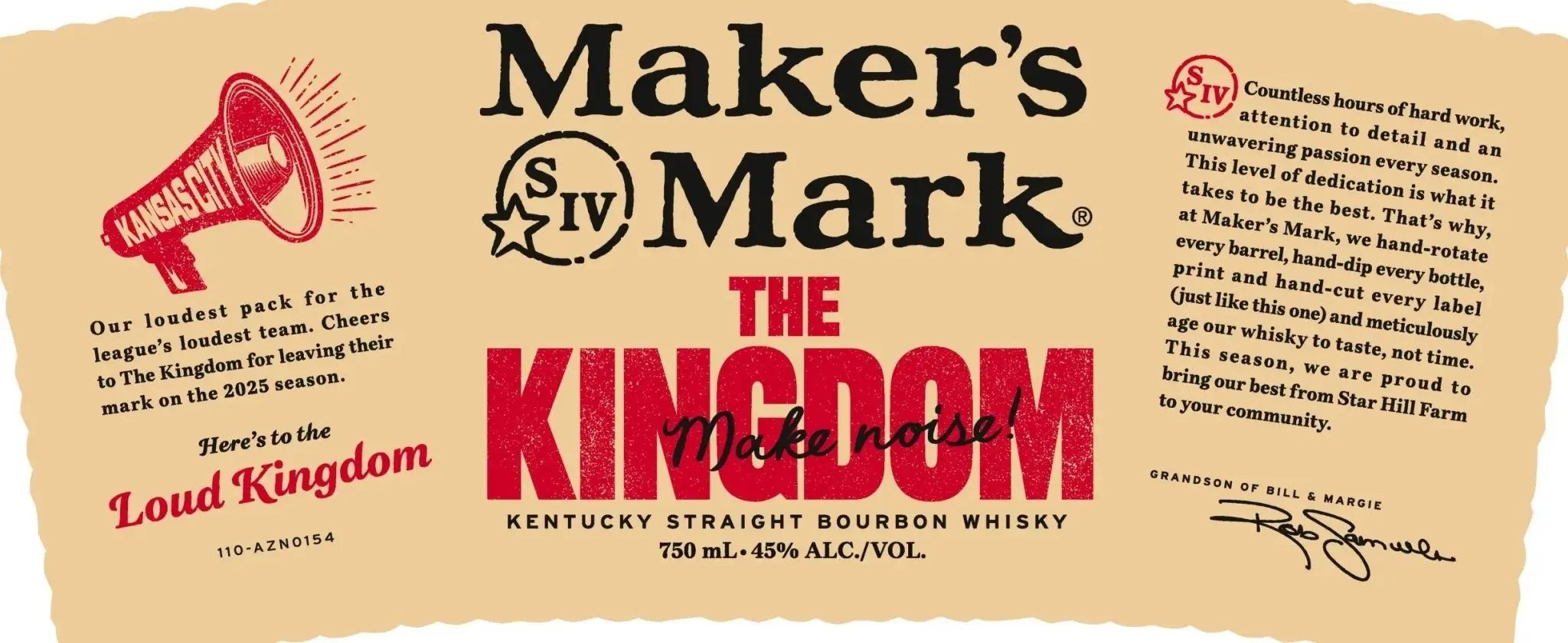 Maker’s Mark The Kingdom Kansas City Limited Edition Bourbon 750ml