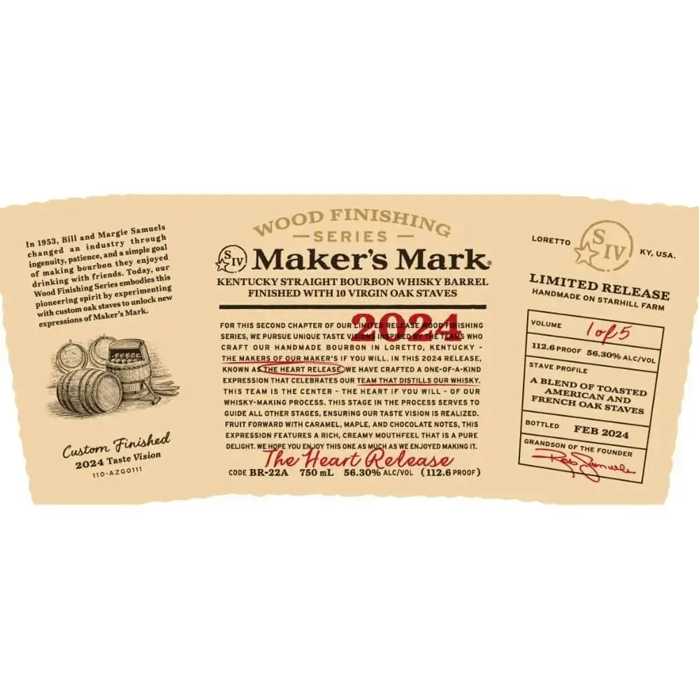 Maker’s Mark Wood Finishing Series 2024 The Heart Release - Image 2