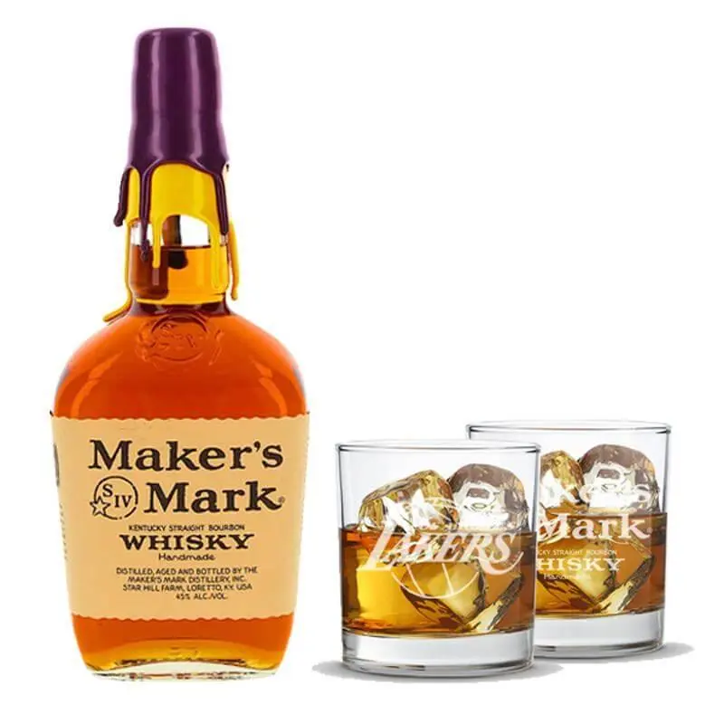 Maker's Mark Limited Edition Lakers "Home Court" Gift Set - Image 2