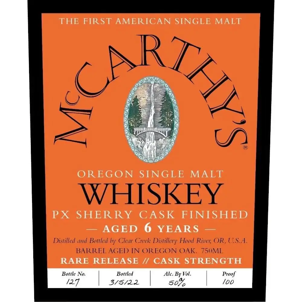 McCarthy’s 6 Year PX Sherry Cask Finished Single Malt