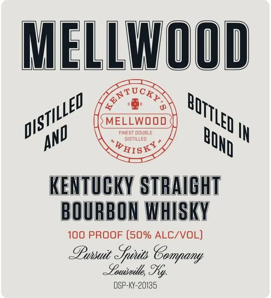 Mellwood Legacy Collection Kentucky Straight Bourbon Whisky Bottled in Bond 375mL