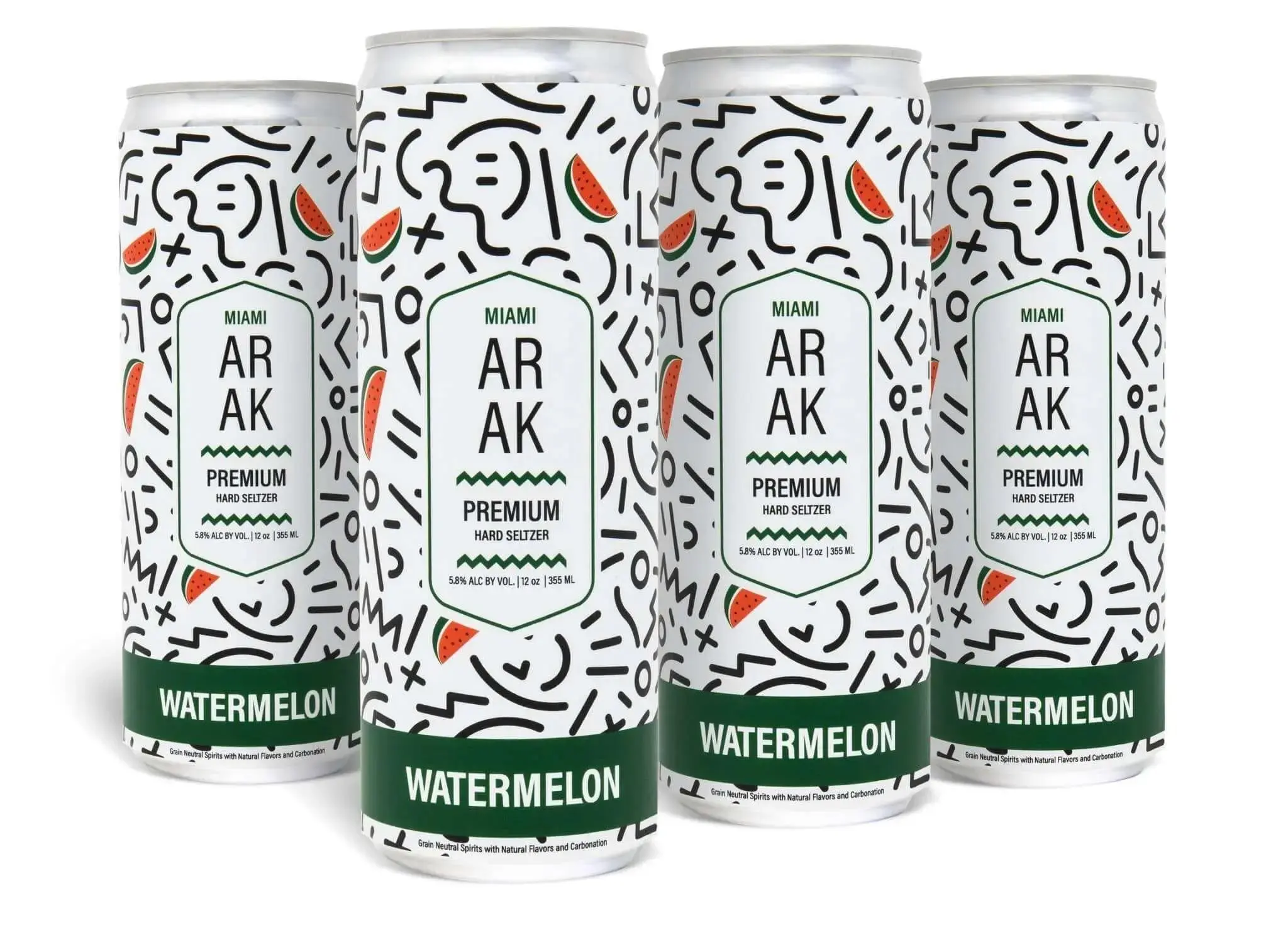 Miami Arak Watermelon Seltzer