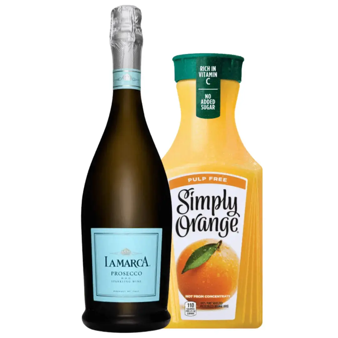 Mimosa Cocktail Kit: La Marca Prosecco & Simply Orange Juice