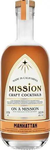 Mission Craft Cocktails Manhattan 375ml 6 Pack
