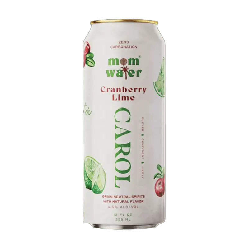 Mom Water Carol - Cranberry Lime Cocktail 12.oz 4 Pack - Image 2