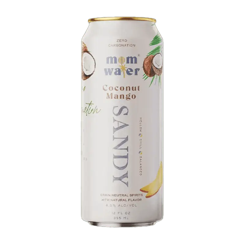 Mom Water Sandy - Coconut Mango Cocktail 12.oz 4 Pack - Image 2