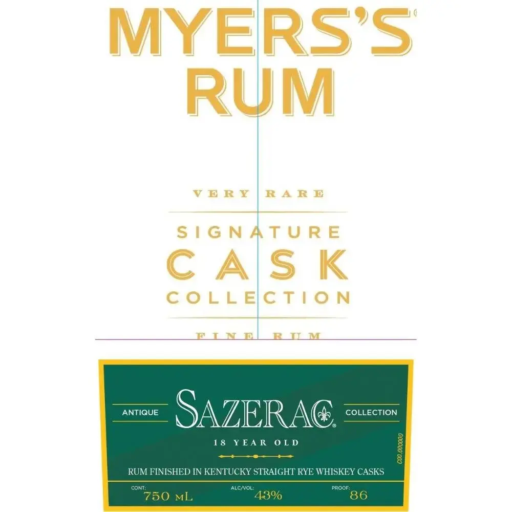 Myers’s Rum Signature Cask Collection - Sazerac Barrel - Image 2