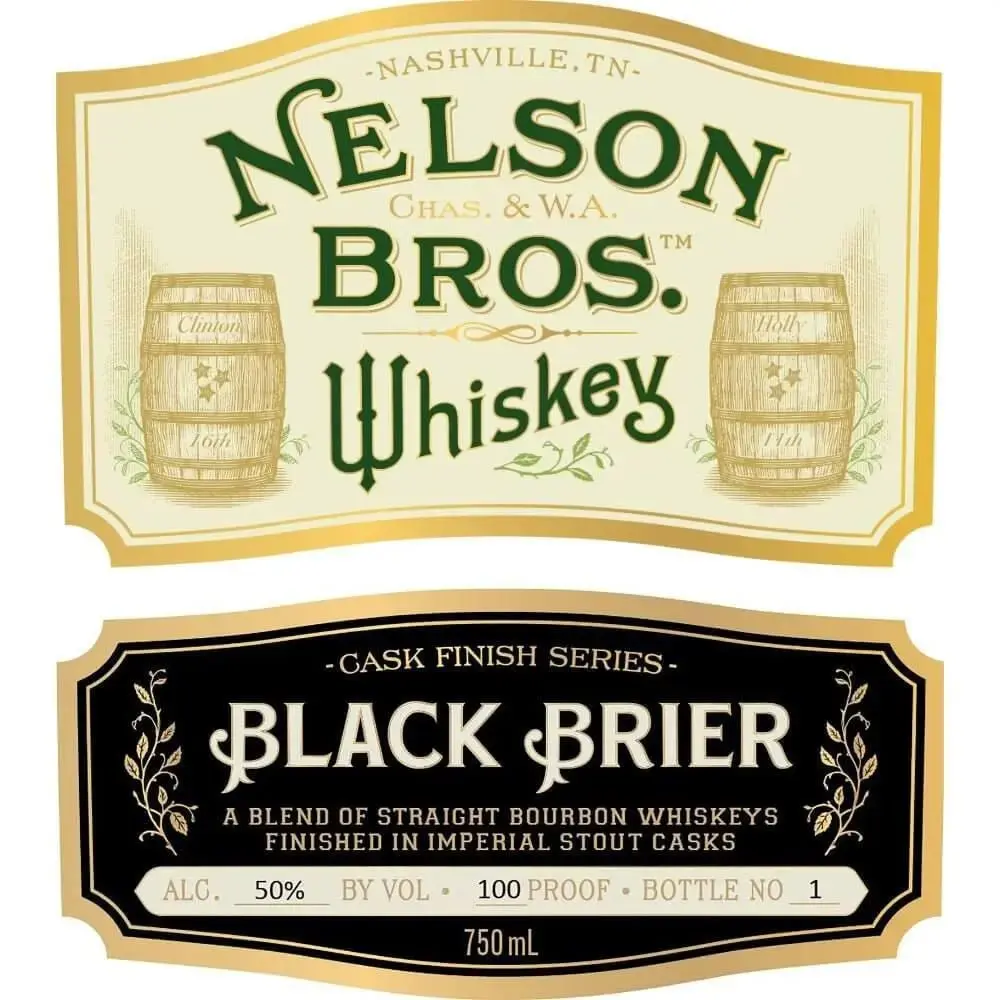 Nelson Bros Black Brier Bourbon Finished in Imperial Stout Casks - Image 2