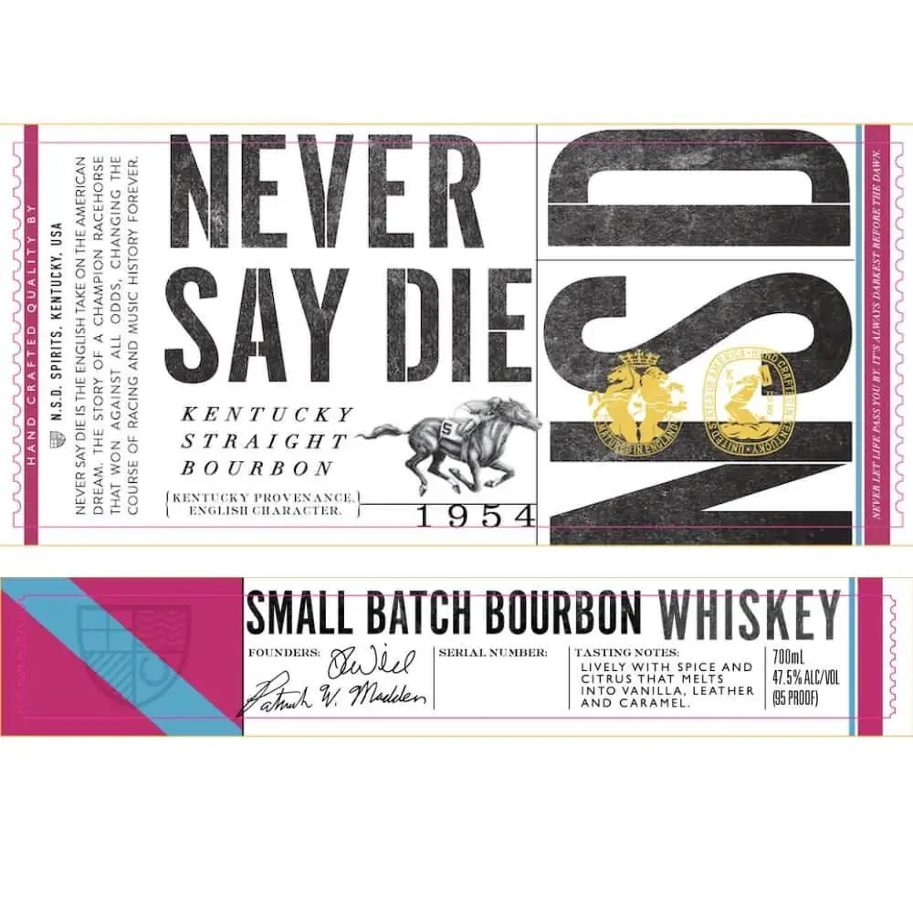 Never Say Die Small Batch Kentucky Straight Bourbon - Image 2
