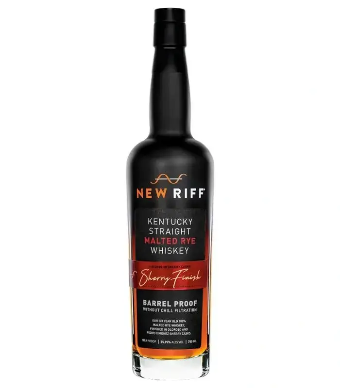 New Riff Barrel Proof Sherry Finish Malted Rye Whiskey 750mL
