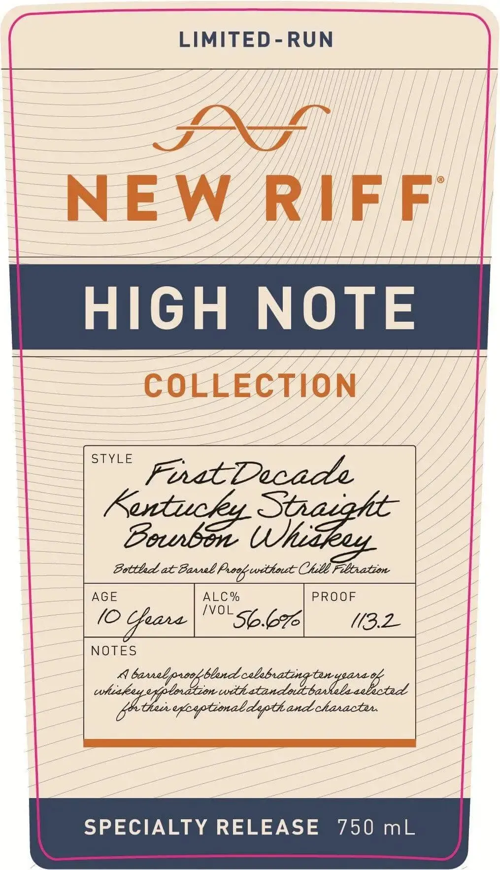 New Riff High Note First Decade Kentucky Straight Bourbon Whiskey – 10 Year Barrel Proof