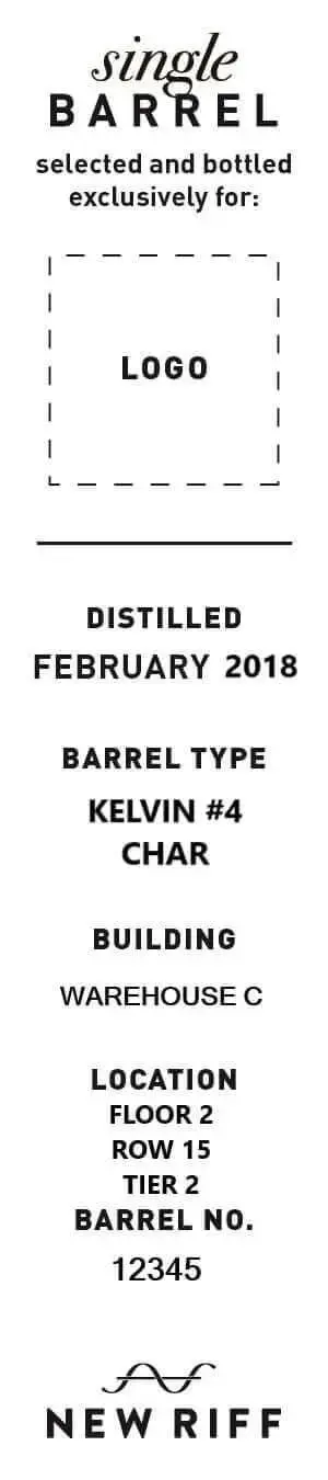New Riff Single Barrel Kentucky Straight Rye Whiskey – 6 Years Old, Barrel Proof - Image 3