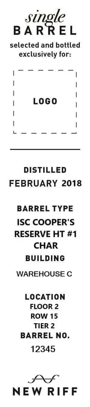 New Riff Single Barrel Rye Whiskey – 6-Year Barrel Proof - Image 3