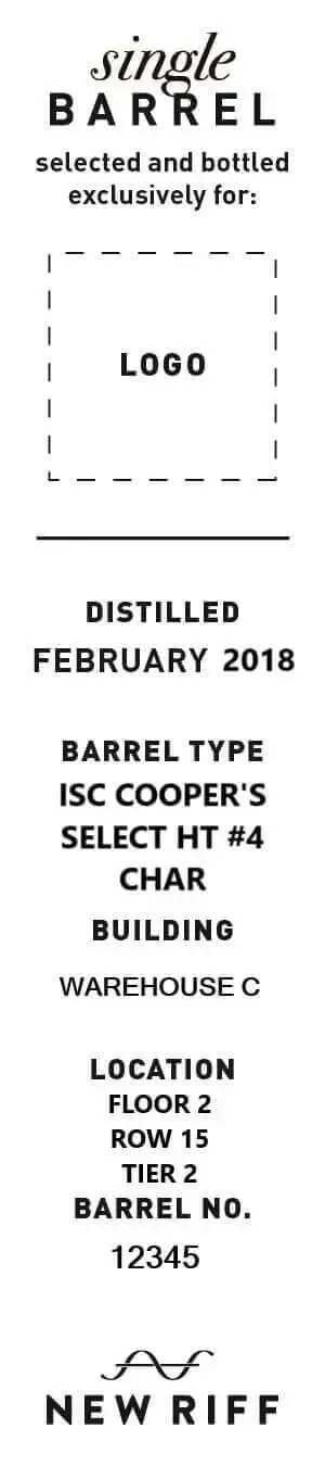 New Riff Single Barrel Rye Whiskey – 6-Year Barrel Proof - Image 3
