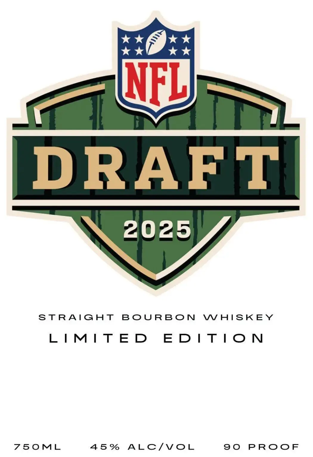 NFL Draft 2025 Limited Edition Straight Bourbon Whiskey