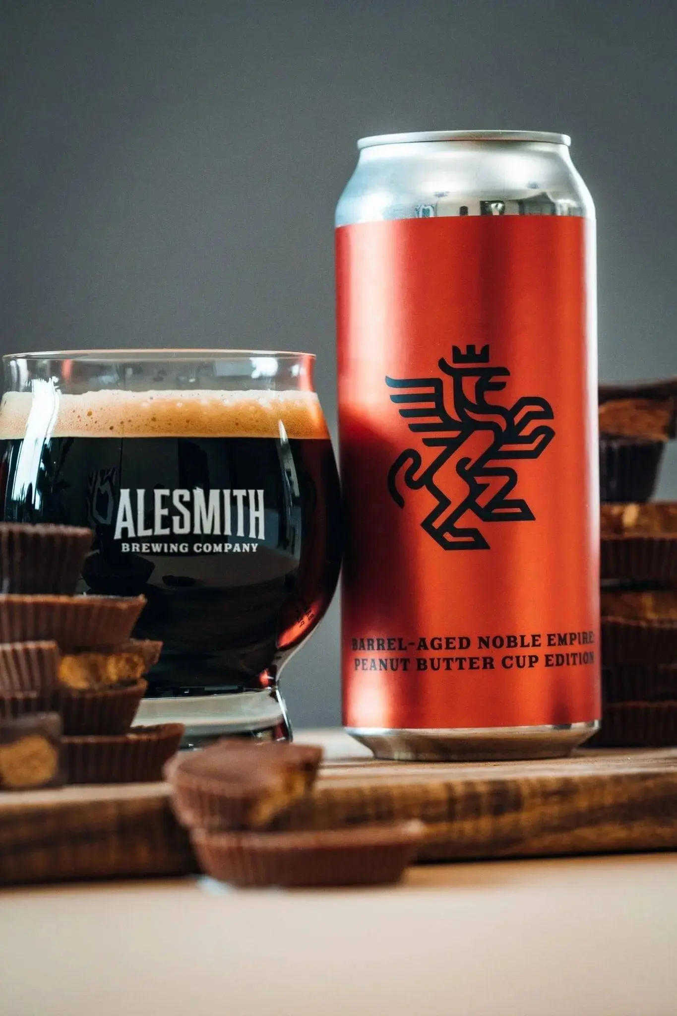 AleSmith Barrel-Aged Noble Empire: Peanut Butter Cup (2024, 12.4% ABV) 16oz can