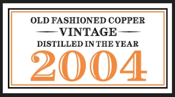 Buffalo Trace O.F.C. 2004 Vintage Bourbon Whiskey Ultra Rare Old Fashioned Copper Release