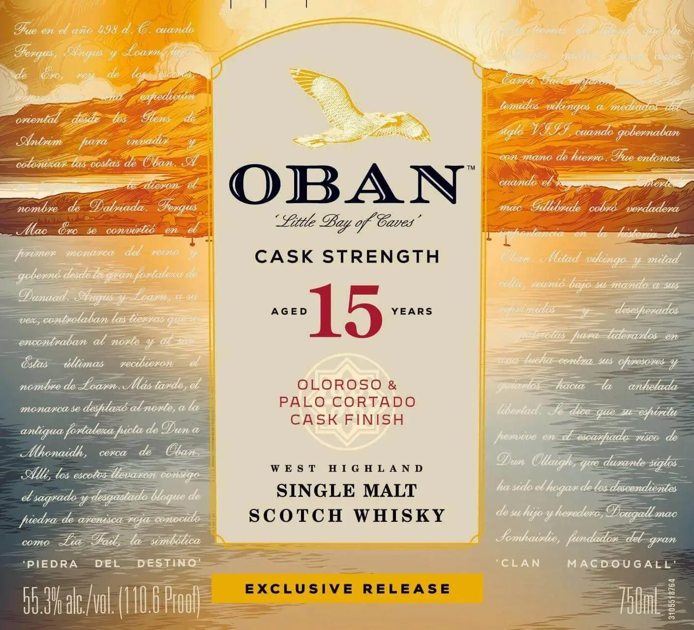 Oban 15 Year Old Cask Strength Single Malt Scotch Whisky