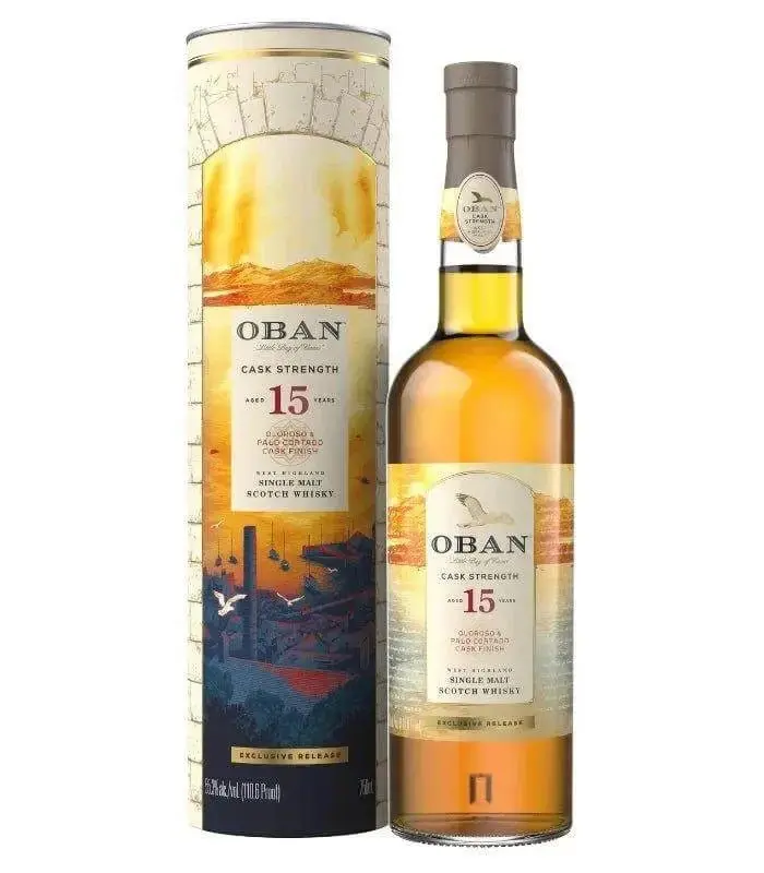 Oban 15 Year Sherry Cask Finish Scotch Whisky 750mL