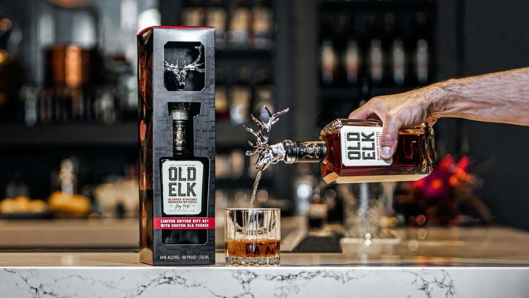 Old Elk Bourbon Limited Edition Gift Set With Custom Elk Pourer - Image 3