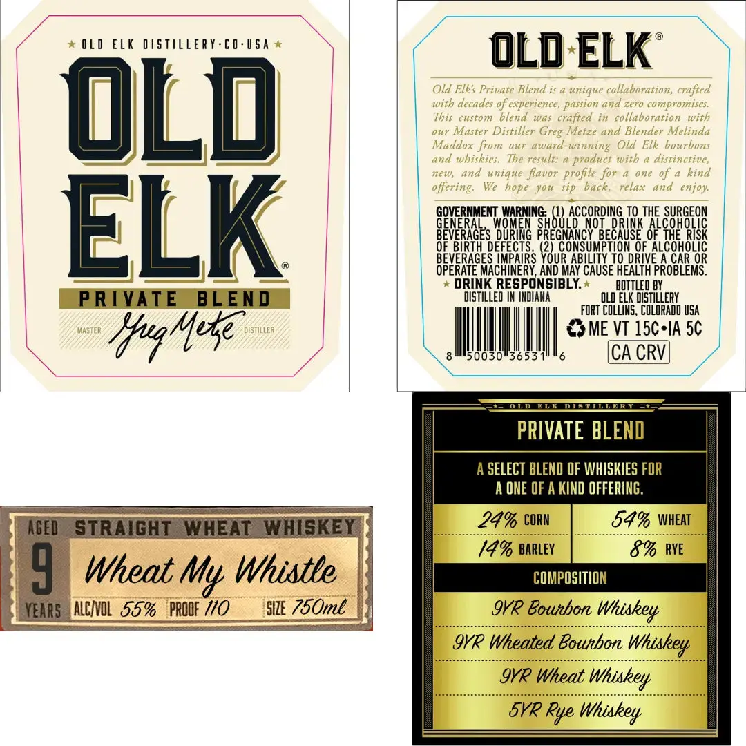 Old Elk Private Blend “Wheat My Whistle” Straight Whiskey