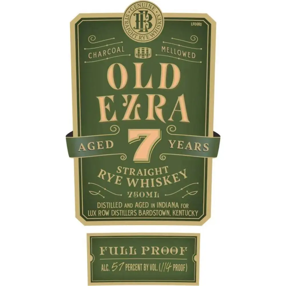Old Ezra 7 Year Old Straight Rye Whiskey - Image 2