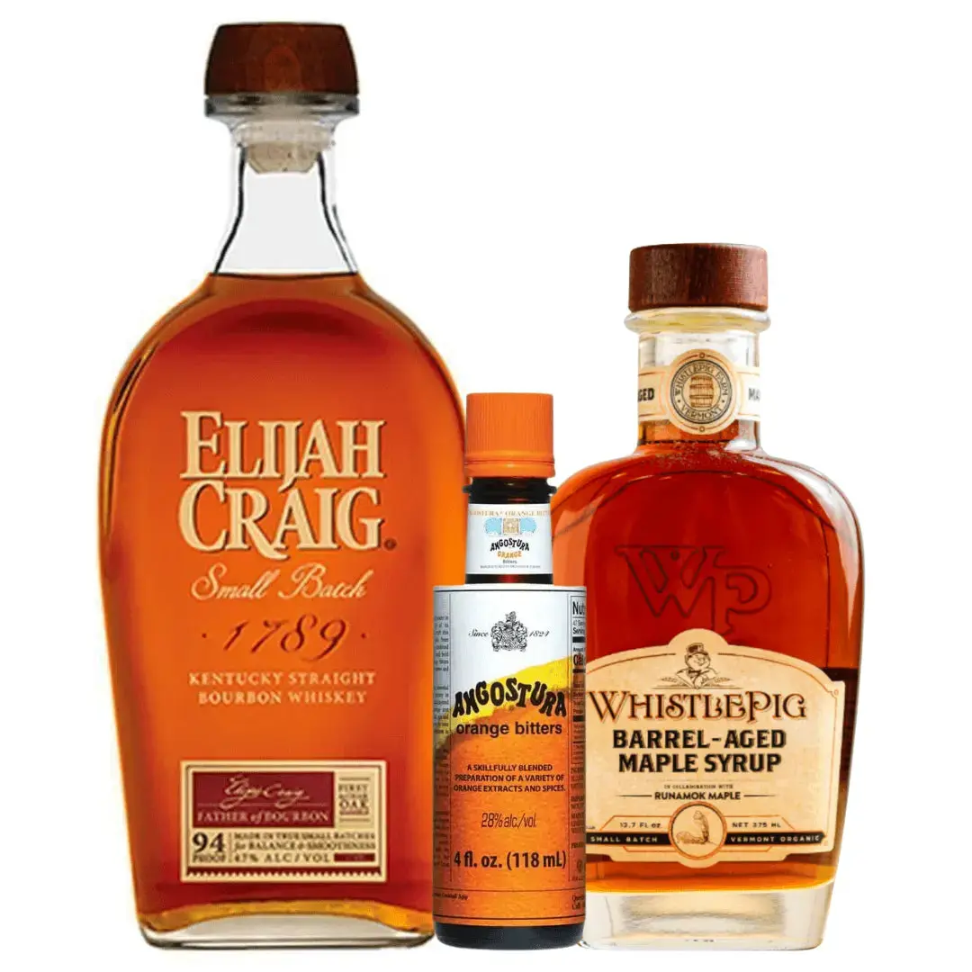 Old Fashioned Bundle – Elijah Craig, WhistlePig & Angostura Bitters