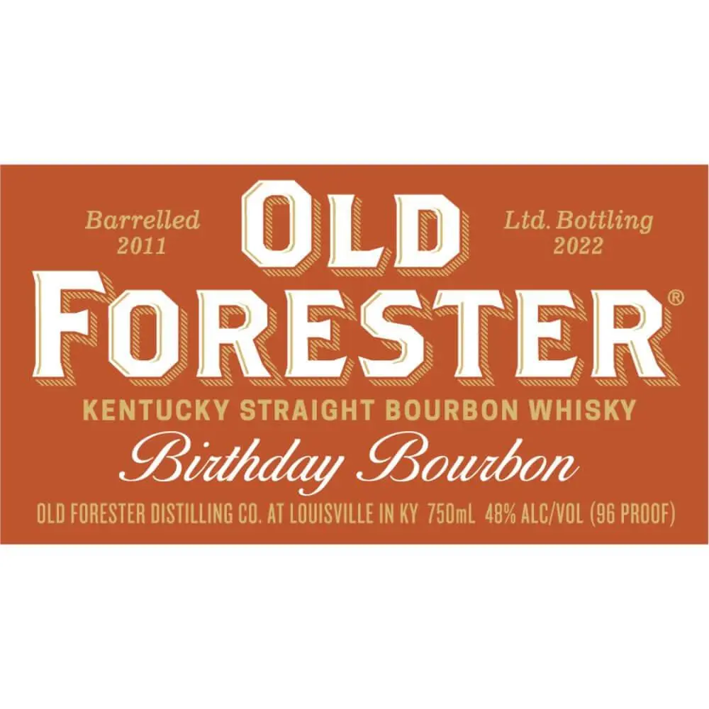 Old Forester Birthday Bourbon 2022 - Image 2