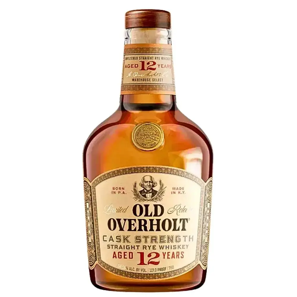 Old Overholt 12 Year Cask Strength Rye 2025 Release
