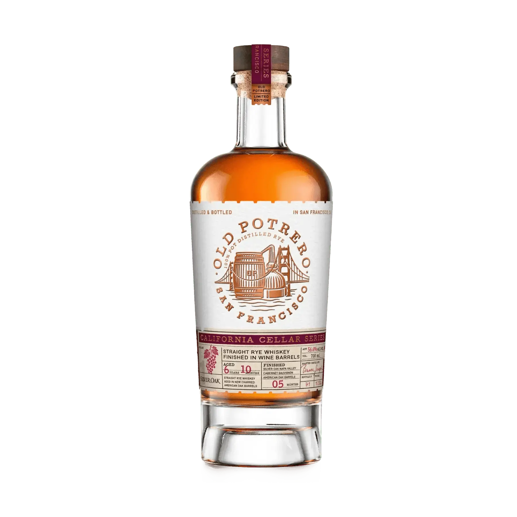Old Potrero California Cellar Series #01 Silver Oak Finished in Wine Barrels 700ml