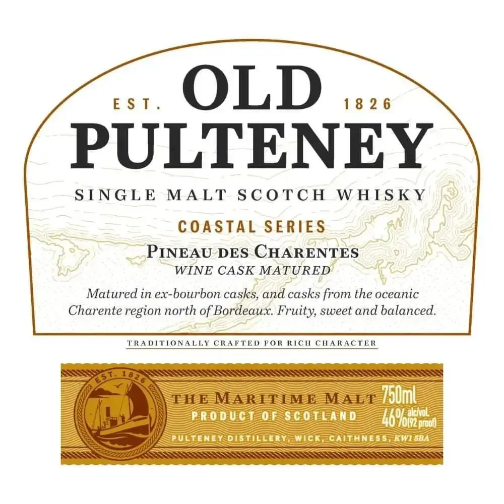 Old Pulteney Coastal Series Pineau Des Charentes Wine Cask Matured - Image 2
