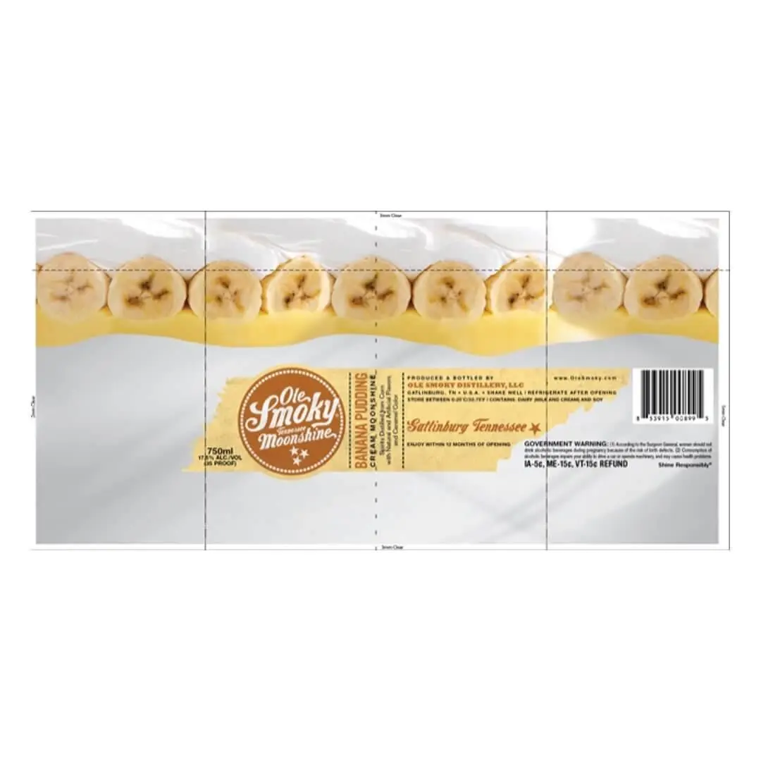 Ole Smoky Banana Pudding Cream Moonshine - Image 2