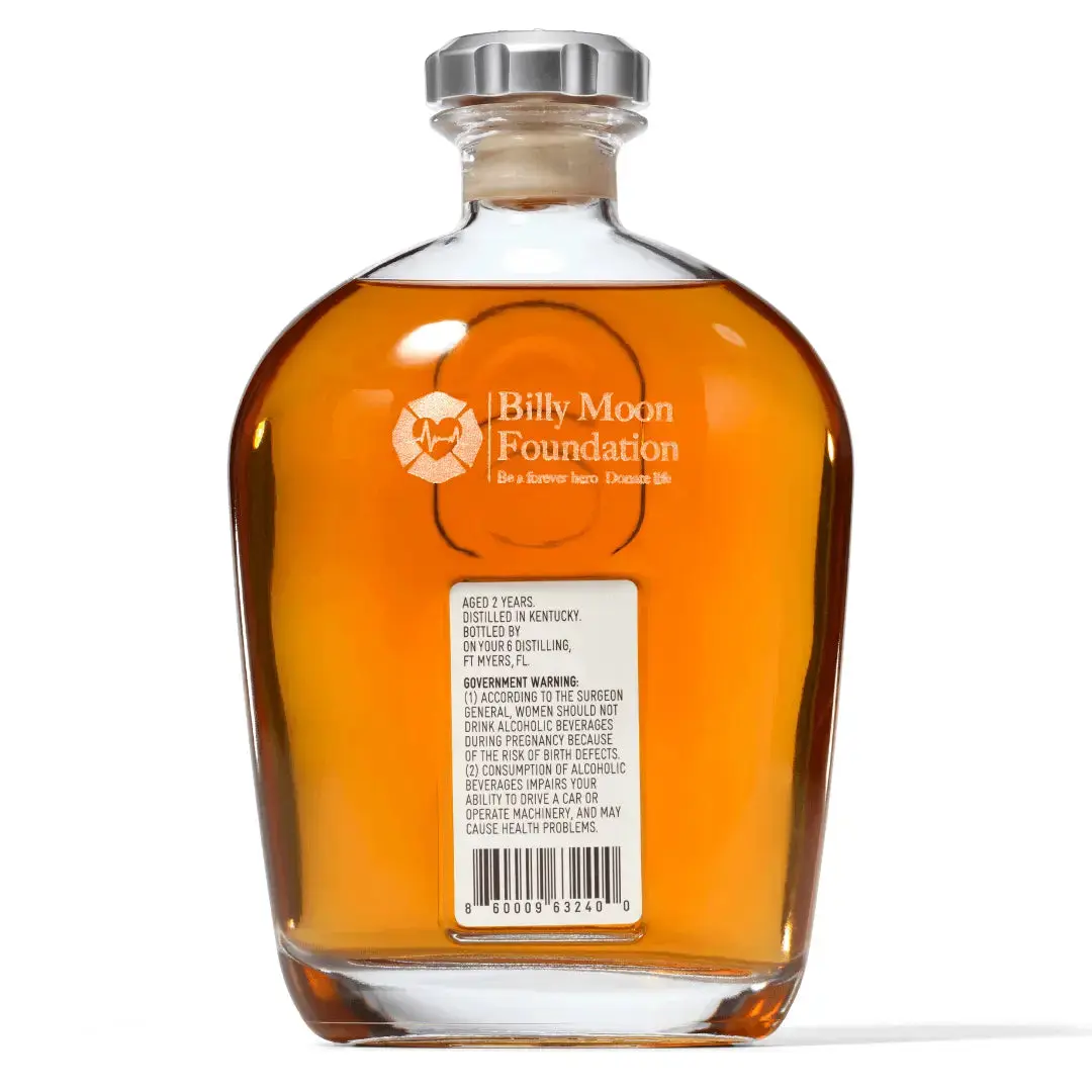 On Your Six Billy Moon Commemorative Bottle