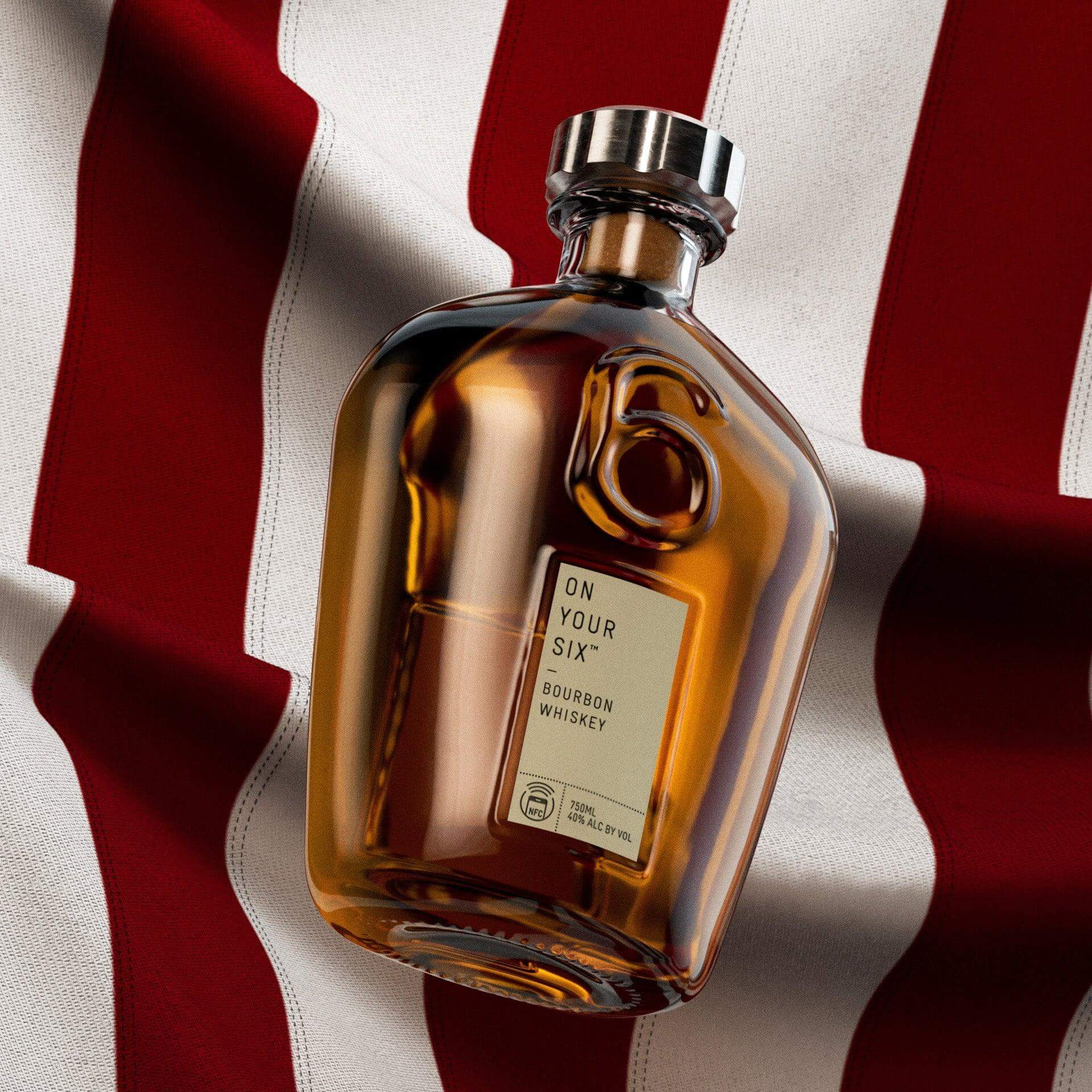 On Your Six Bourbon Whiskey 80 Proof - Image 4
