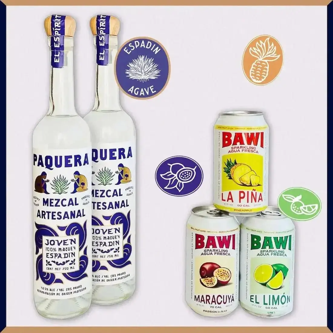 Paquera Mezcal x Bawi Cocktail Bundle - Image 2