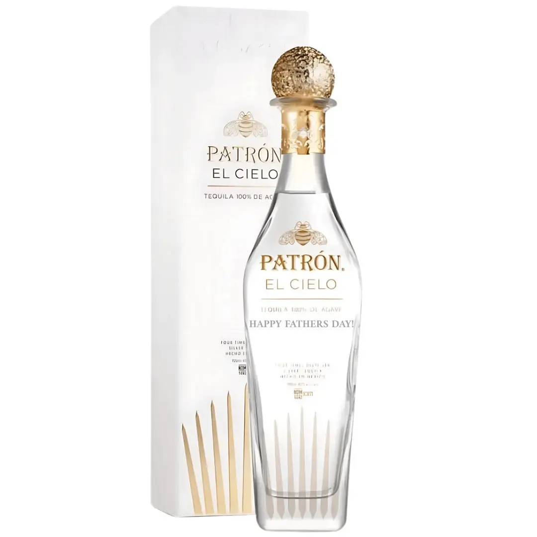 Patron El Cielo 700mL "HAPPY FATHERS DAY!" Engraved Bottle 2025