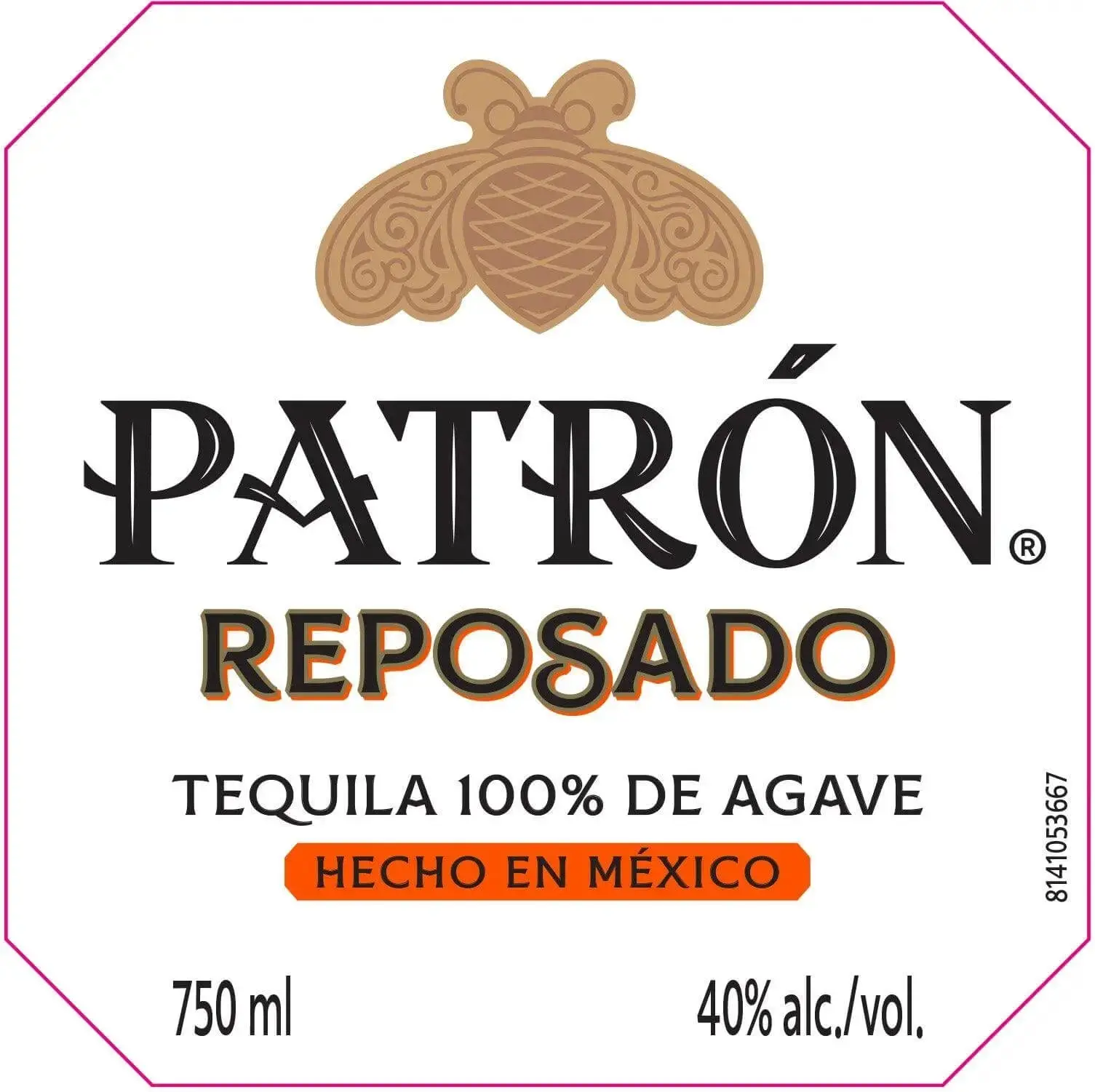 Patrón Reposado Tequila 100% de Agave