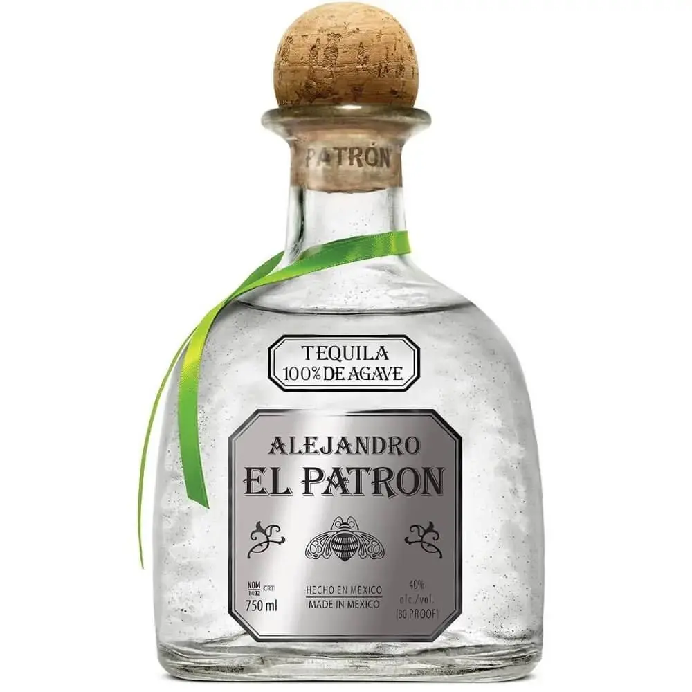 Patrón Silver Personalized Name Label