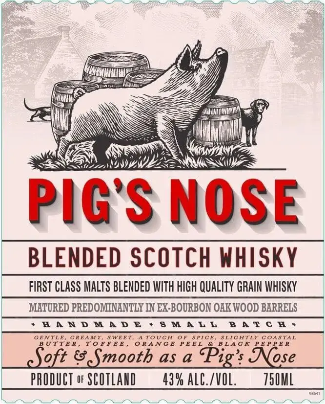 Pig's Nose Blended Scotch Whisky - 750ml