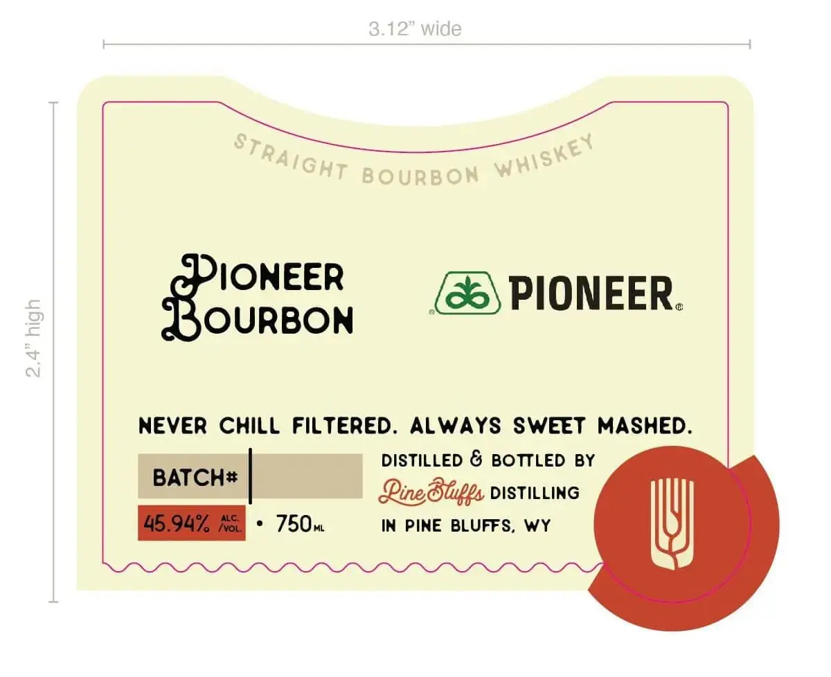 Pioneer Bourbon Straight Bourbon Whiskey