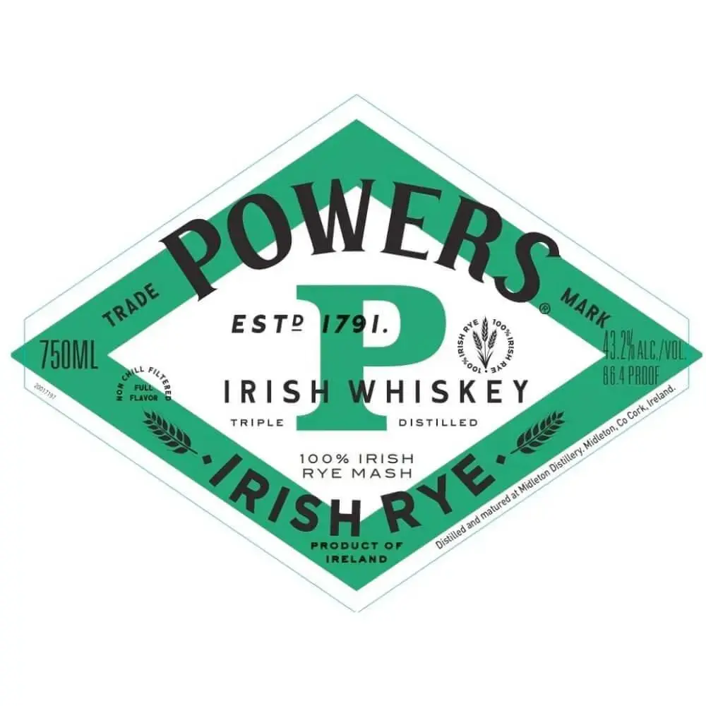 Powers Irish Rye Whiskey - Image 2