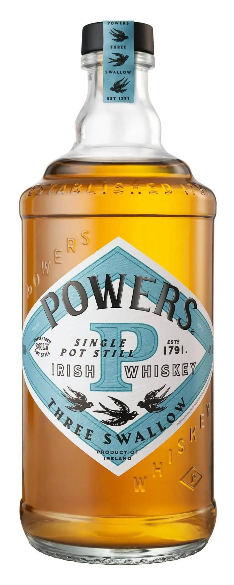 Powers Three Swallow Single Pot Still Irish Whiskey