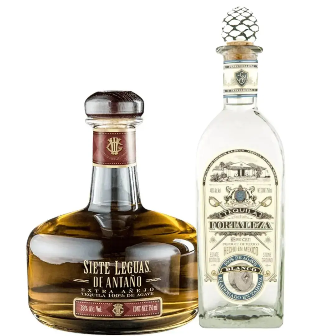 Prestige Tequila Bundle: Siete Leguas D’Antaño & Fortaleza