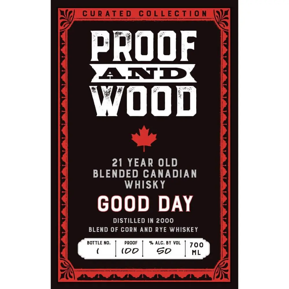Proof And Wood Good Day 21 Year Old Blended Whisky - Image 2
