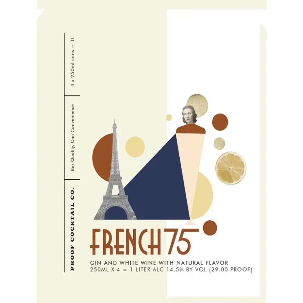 Proof Cocktail Co. French 75 Canned Cocktail 4pk