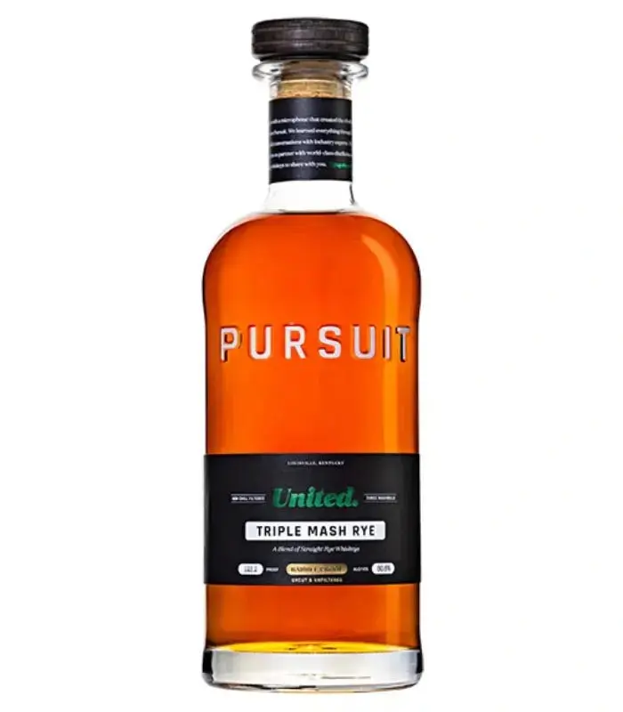 Pursuit United Barrel Proof Triple Mash Rye Whiskey 700mL