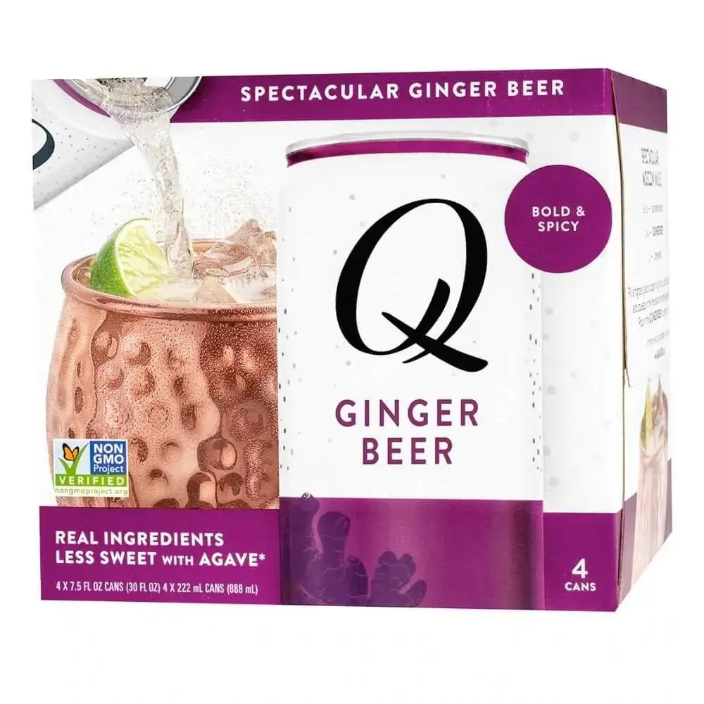Q Ginger Beer by Joel McHale 4pk - Image 2