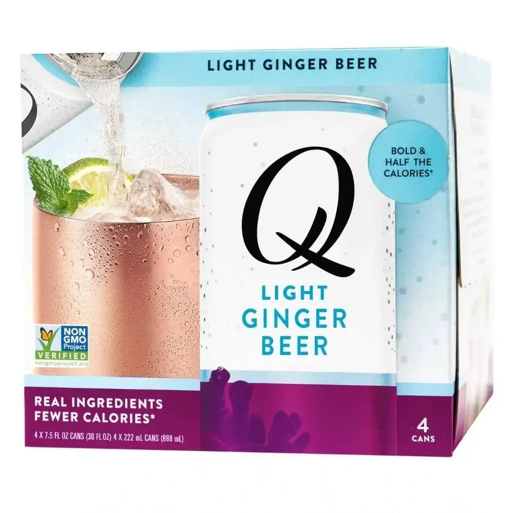 Q Light Ginger Beer by Joel McHale 4pk - Image 2