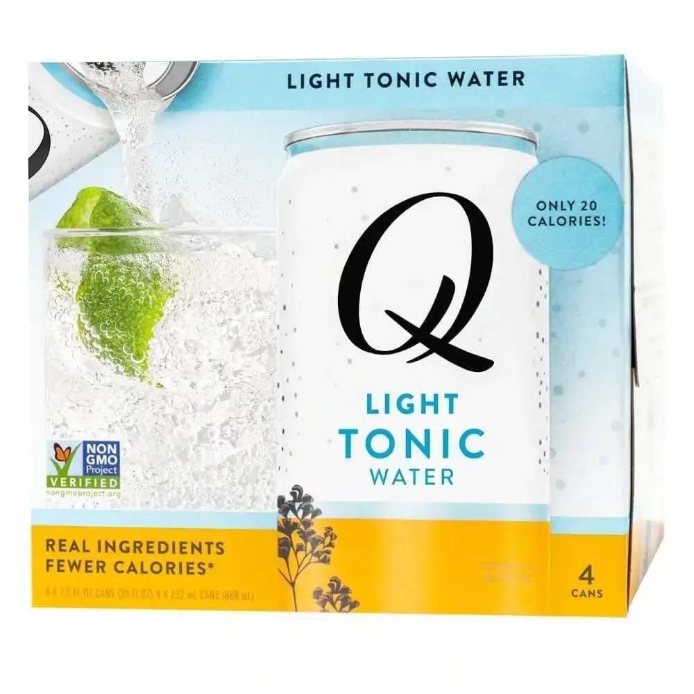 Q Light Tonic Water by Joel McHale 4pk - Image 2