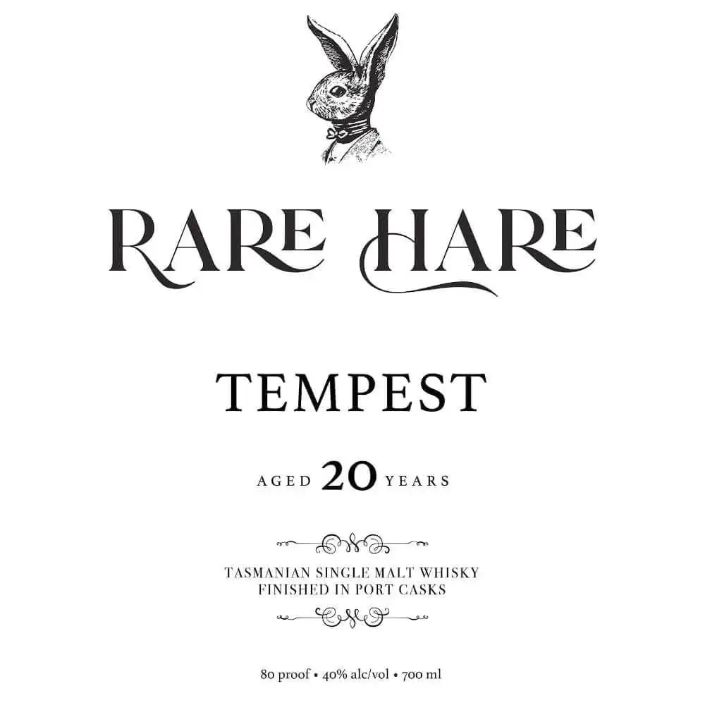 Rare Hare Tempest 20 Year Old Tasmanian Single Malt - Image 2